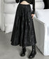 Crinkle Gloss Maxi Skirt